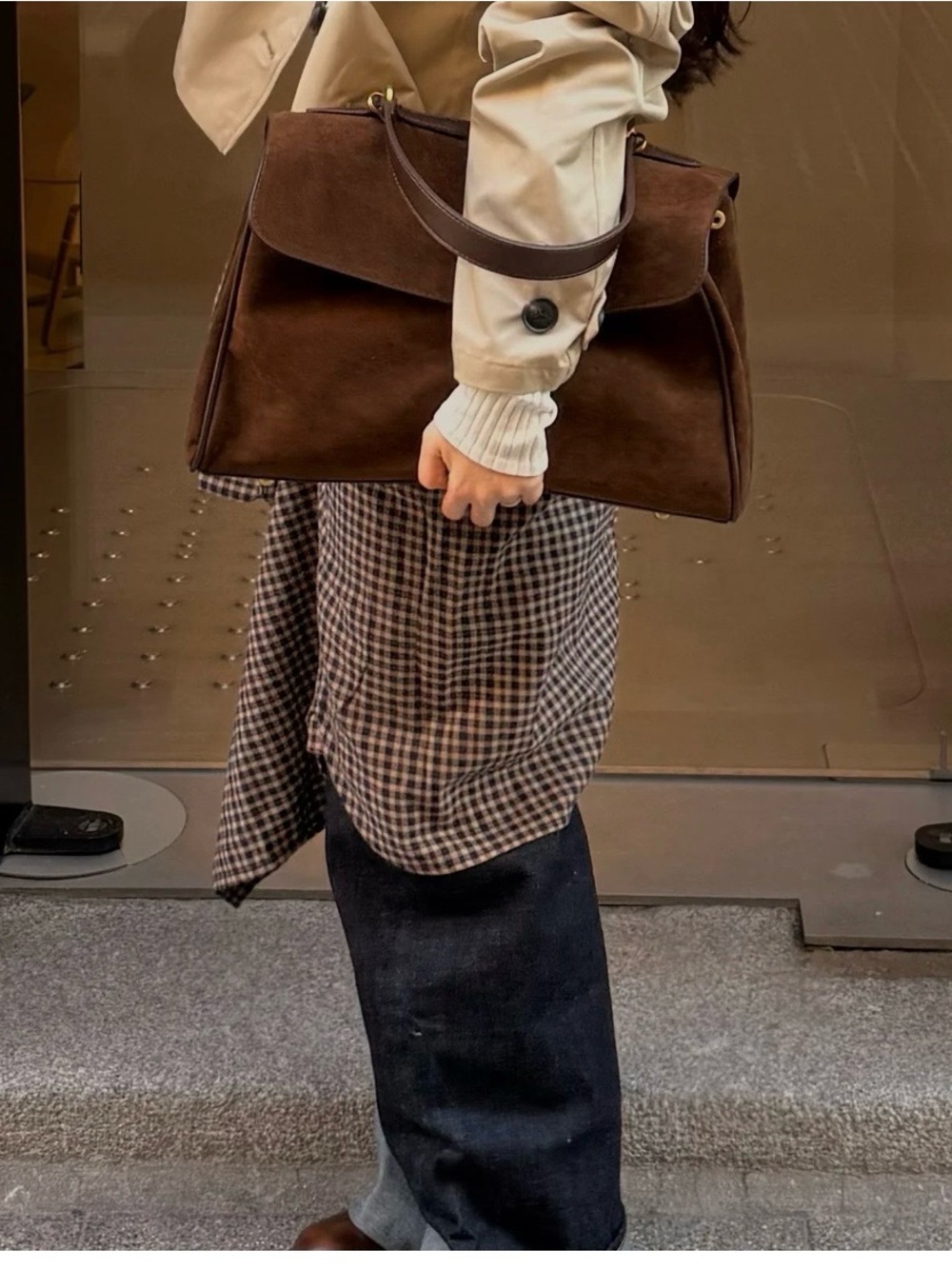 Vovia Brown Handbag